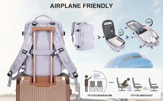 Mochila de viaje para mujer, mochila de mano, mochila para portátil TSA aprobada por vuelo, bolsa de enfermera universitaria, mochila informal para fin de semana MedSurgery Store For Digital Health