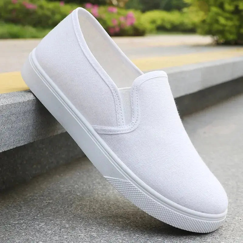 Zapatos de mujer, zapatos de tela tradicionales transpirables de verano, antideslizantes, blancos, envío gratis MedSurgery Store For Digital Health