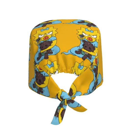 Gorro de trabajo ajustable personalizado con explosión cerebral, gorro quirúrgico de los Simpsons, gorro quirúrgico para enfermería, médico, cirujano, para Chef MedSurgery Store For Digital Health