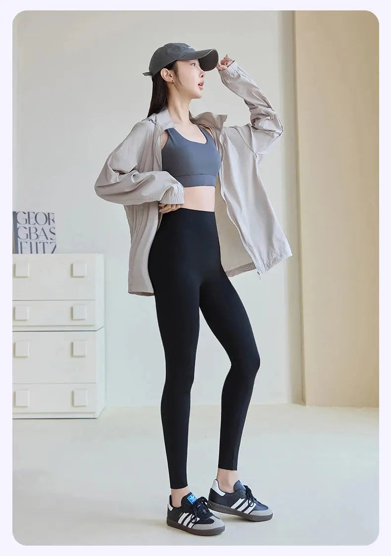 BIVIGAOS 2025 Primavera Verano nueva ciruela roja 3D sensación desnuda Leggings de piel de tiburón mujeres delgadas Sexy deporte Yoga Push Up Fitness Leggings MedSurgery Store For Digital Health