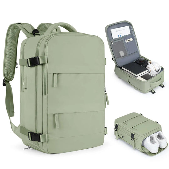 Mochila de viaje para mujer, mochila de mano, mochila para portátil TSA aprobada por vuelo, bolsa de enfermera universitaria, mochila informal para fin de semana MedSurgery Store For Digital Health