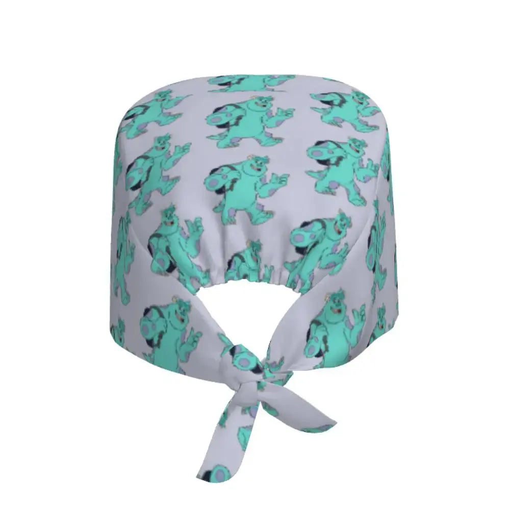 Gorro de trabajo ajustable personalizado con dibujos animados de la Universidad de Monsters, gorro quirúrgico para hombres y mujeres, gorro quirúrgico para enfermería, médico y cirujano MedSurgery Store For Digital Health