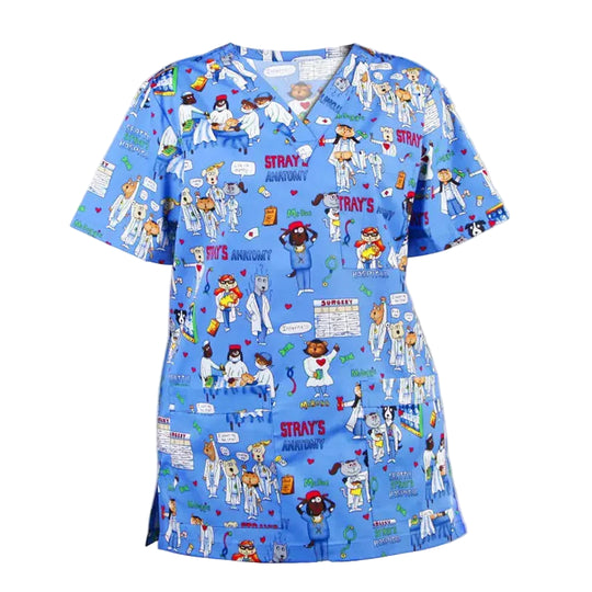 Uniforme Clínico Unisex ANNO ProShield - Top Médico Resistente al Cloro (Modelo 09SS001) CJdropshipping