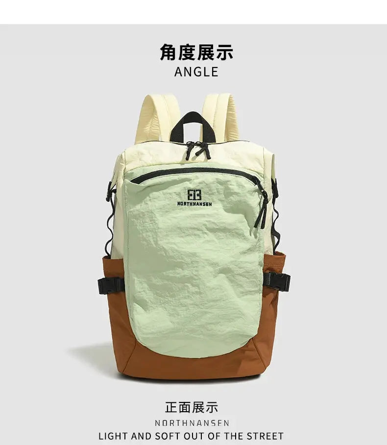 Mochila exterior de doble hombro para mujer, de gran capacidad. Es portátil y adecuado para desplazamientos, viajes. Es un cas MedSurgery Store For Digital Health