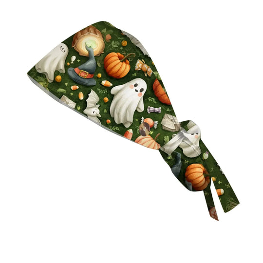 Gorro Quirúrgico para Doctoras o Enfermeras con estampados de Halloween Unisex - Scrub Cap con Estampado para Trabajo Médico. Estilo Casual hechos de Algodón, Cómodos y Elegantes. CJdropshipping