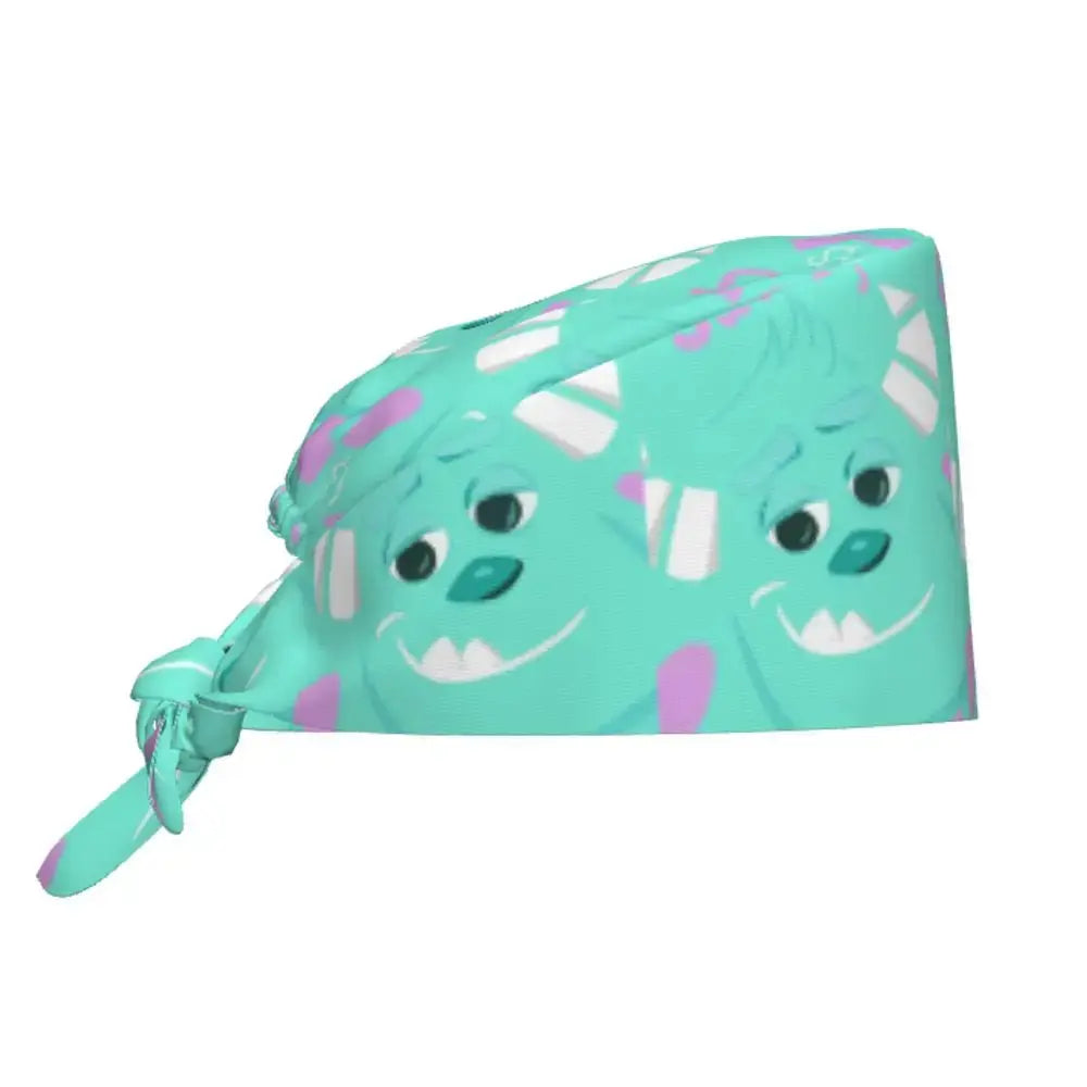 Gorro de trabajo ajustable personalizado con dibujos animados de la Universidad de Monsters, gorro quirúrgico para hombres y mujeres, gorro quirúrgico para enfermería, médico y cirujano MedSurgery Store For Digital Health