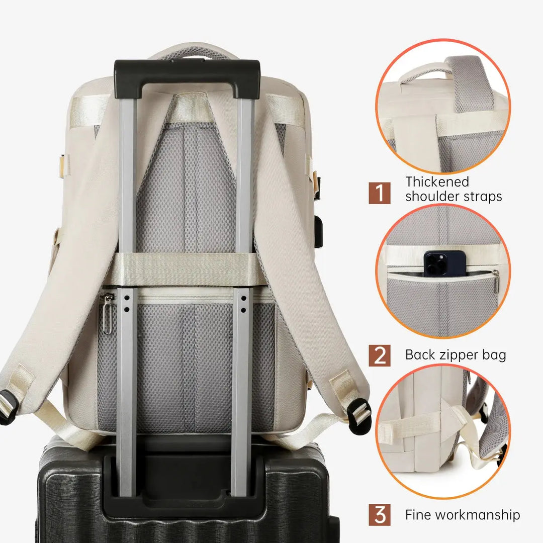 Mochila para mujer 2025, nueva mochila informal para ordenador de negocios, bolsa de viaje de gran capacidad para viajes al aire libre, bolso escolar para estudiantes, viajes de negocios, desplazamientos, clase de MedSurgery Store For Digital Health