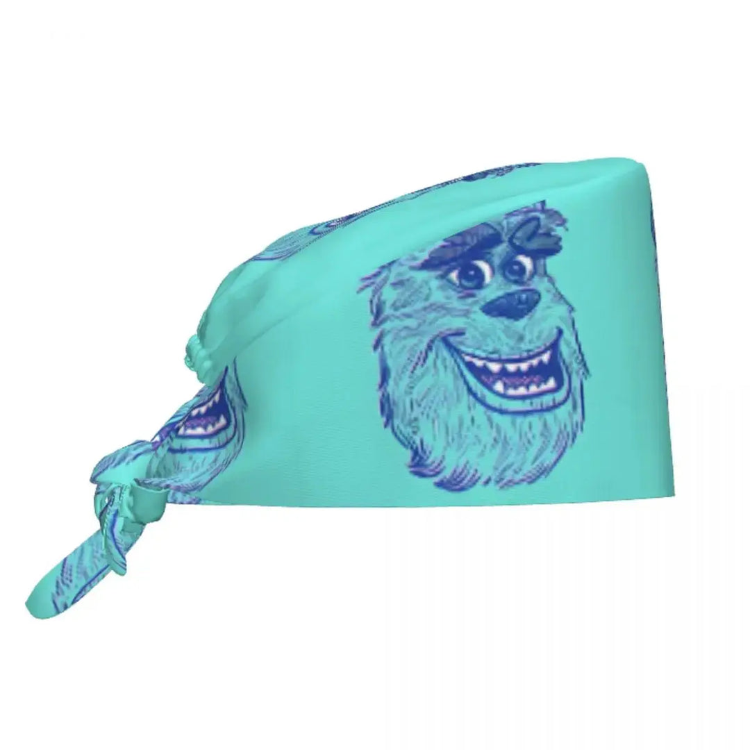 Gorro de trabajo ajustable personalizado con dibujos animados de la Universidad de Monsters, gorro quirúrgico para hombres y mujeres, gorro quirúrgico para enfermería, médico y cirujano MedSurgery Store For Digital Health