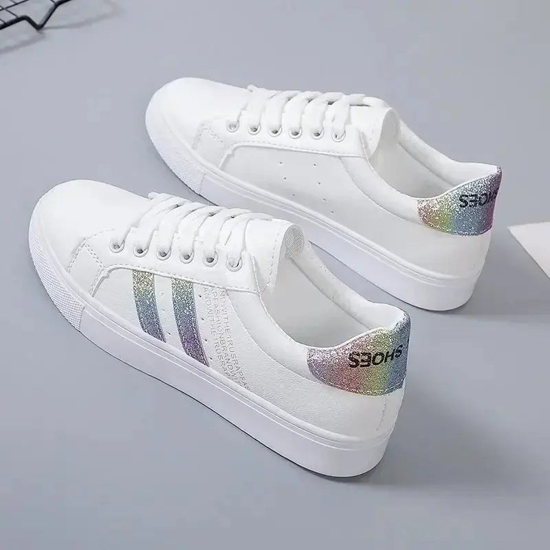 *Zapatos Informales Vulcanizados De Cuero Pu Para Mujer, Zapatillas De Deporte Blancas, Moda De Primavera, Nuevo Zapatos Off White MedSurgery Store For Digital Health