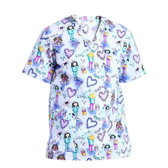 Uniforme Clínico Unisex ANNO ProShield - Top Médico Resistente al Cloro (Modelo 09SS001) CJdropshipping
