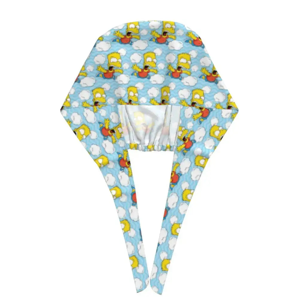 Personalizado The Simpsons Cartoon personal médico Scrubs Hat hombres mujeres médico enfermería gorro quirúrgico Scrub Caps MedSurgery Store For Digital Health