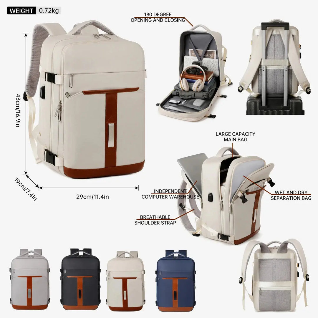 Mochila para mujer 2025, nueva mochila informal para ordenador de negocios, bolsa de viaje de gran capacidad para viajes al aire libre, bolso escolar para estudiantes, viajes de negocios, desplazamientos, clase de MedSurgery Store For Digital Health