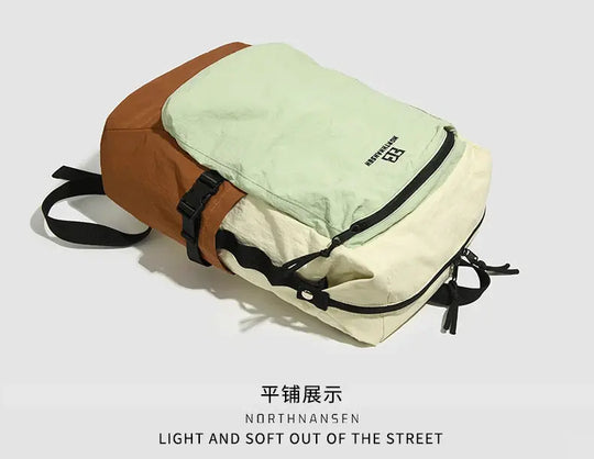 Mochila exterior de doble hombro para mujer, de gran capacidad. Es portátil y adecuado para desplazamientos, viajes. Es un cas MedSurgery Store For Digital Health