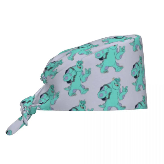 Gorro de trabajo ajustable personalizado con dibujos animados de la Universidad de Monsters, gorro quirúrgico para hombres y mujeres, gorro quirúrgico para enfermería, médico y cirujano MedSurgery Store For Digital Health