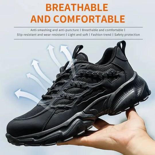Zapatos de seguridad blancos para hombres y mujeres, antigolpes, antiperforación, aislamiento, 6kv, resistente al desgaste, negro, blanco, transpirable, ligero MedSurgery Store For Digital Health