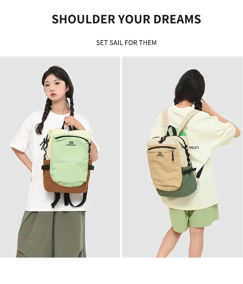Mochila exterior de doble hombro para mujer, de gran capacidad. Es portátil y adecuado para desplazamientos, viajes. Es un cas MedSurgery Store For Digital Health