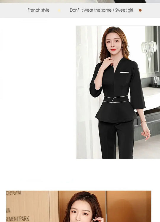 Uniforme estético de verano, traje de salón de belleza de manga corta, ropa de esteticista de Spa para mujer, ropa de trabajo de masaje de Hotel, monos coreanos-BC MedSurgery Store For Digital Health