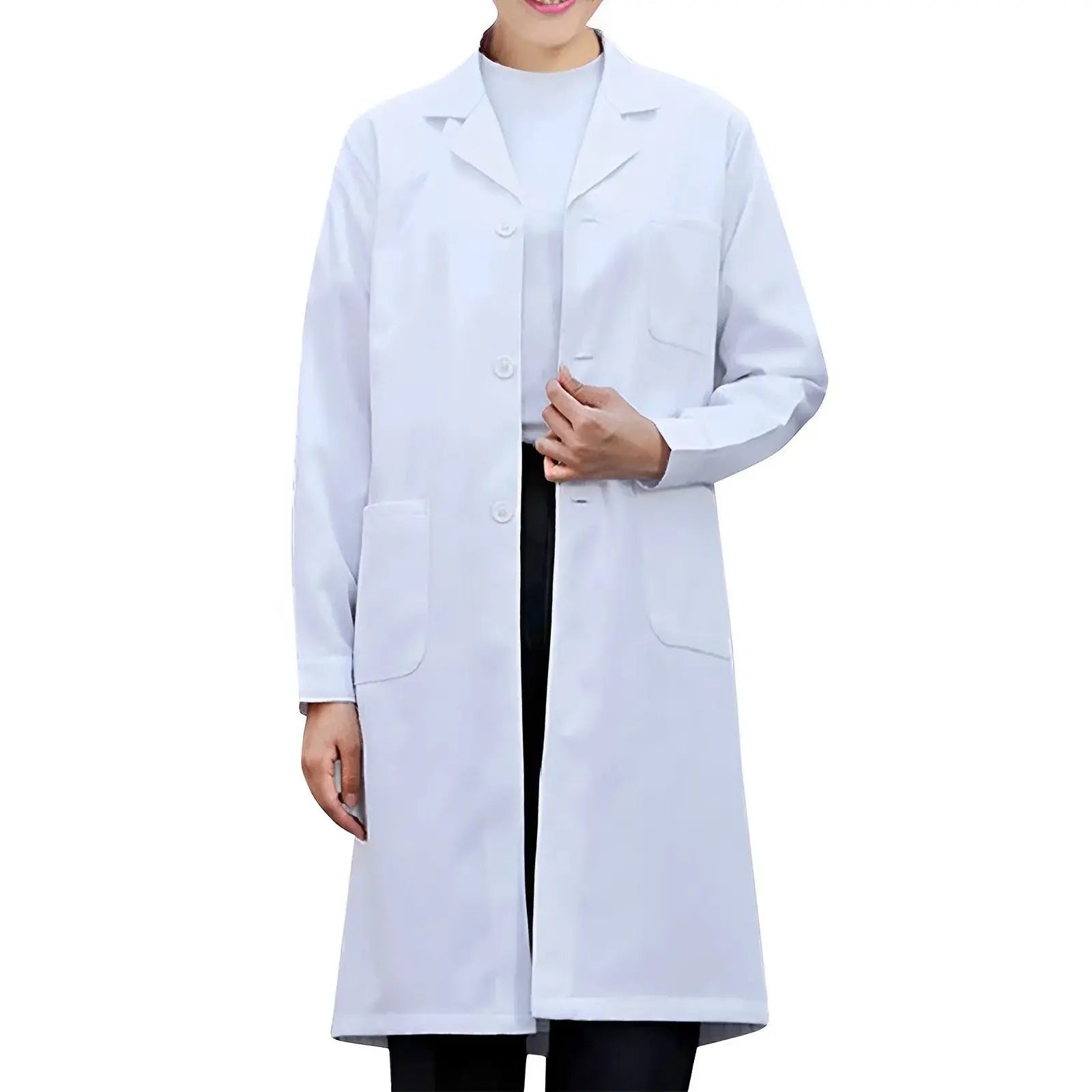 Bata de laboratorio para médico, monos de enfermera de química universitaria, bata blanca, uniforme de médico de manga larga para mujer, manga corta para hombre MedSurgery Store For Digital Health