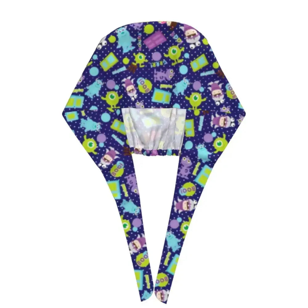 Gorro de trabajo ajustable personalizado con dibujos animados de la Universidad de Monsters, gorro quirúrgico para hombres y mujeres, gorro quirúrgico para enfermería, médico y cirujano MedSurgery Store For Digital Health