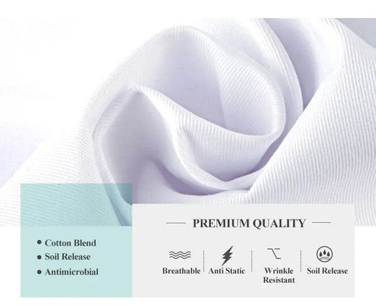 Bata de laboratorio blanca barata para mujeres, hombres, estudiantes, química, profesionales de atención médica, enfermera, manga larga, bata de trabajo para médico XK002 MedSurgery Store For Digital Health