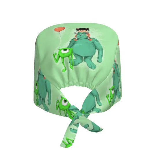 Gorro de trabajo ajustable personalizado con dibujos animados de la Universidad de Monsters, gorro quirúrgico para hombres y mujeres, gorro quirúrgico para enfermería, médico y cirujano MedSurgery Store For Digital Health