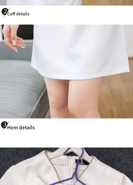 Uniforme estético de verano, traje de salón de belleza de manga corta, ropa de esteticista de Spa para mujer, ropa de trabajo de masaje de Hotel, monos coreanos-BC MedSurgery Store For Digital Health