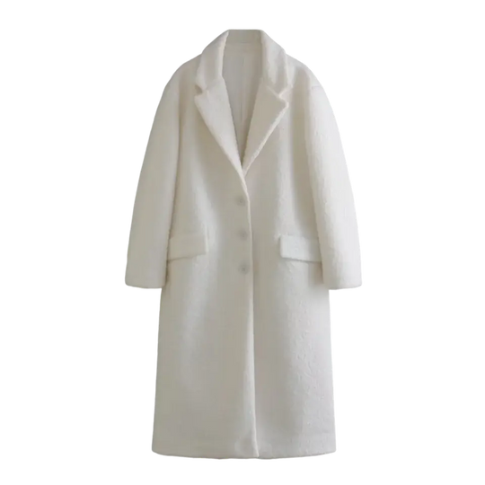2025 Chaqueta larga de lana para mujer Otoño Invierno mujer abrigo de Cachemira medio largo de lana mezclas de manga larga prendas de vestir elegantes de un solo pecho MedSurgery Store For Digital Health