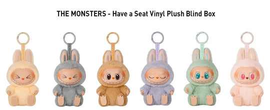 100% auténtico POP MART The Monsters-Have un asiento, caja ciega de felpa de vinilo, caja individual, juguete coleccionable aleatorio, ropa de regalo MedSurgery Store For Digital Health