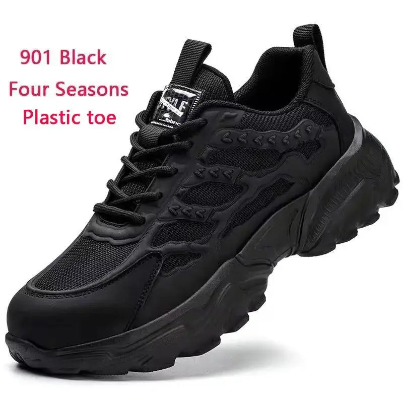 Zapatos de seguridad blancos para hombres y mujeres, antigolpes, antiperforación, aislamiento, 6kv, resistente al desgaste, negro, blanco, transpirable, ligero MedSurgery Store For Digital Health