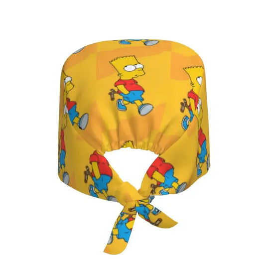 Gorro de trabajo ajustable personalizado con explosión cerebral, gorro quirúrgico de los Simpsons, gorro quirúrgico para enfermería, médico, cirujano, para Chef MedSurgery Store For Digital Health