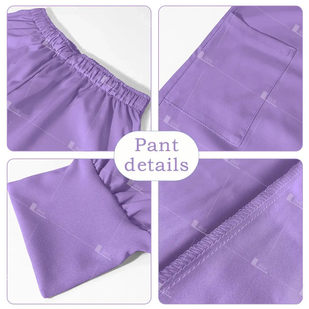 Uniforme médico, conjunto de exfoliante elástico, batas quirúrgicas de Hospital, Tops, pantalones, ropa de trabajo de enfermería, ropa para médicos, accesorios médicos CJdropshipping