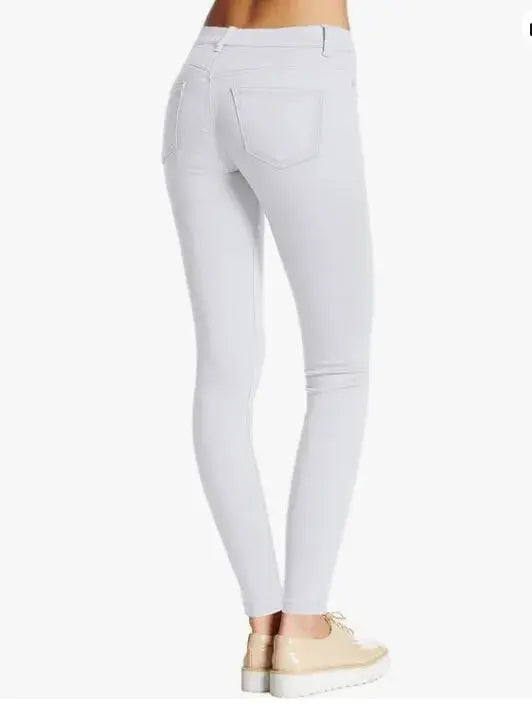 Pantalones vaqueros elásticos de algodón para mujer, pantalón informal, blanco, ultraelástico, cómodo, para el trabajo MedSurgery Store For Digital Health