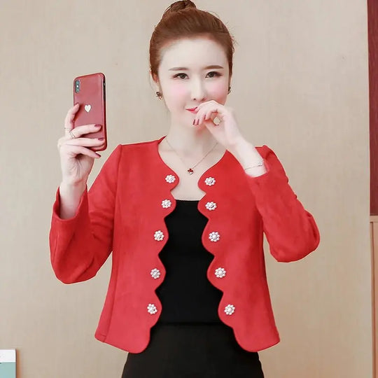 Chaqueta de manga larga para mujer, abrigo de otoño, C122, 2024Apparel & Accessoriesdsers - fulfillment - serviceMedSurgery Store For Digital Health4000280655728 - Red - MRojoMChaqueta de manga larga para mujer, abrigo de otoño, C122, 2024