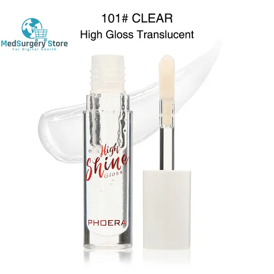 Crystal Lip Balm and Long-Lasting Moisturizing Lip Glaze - Solid Jelly Lipstick with Water Wave Mirror Finish for Enhanced Lip Care and Makeup