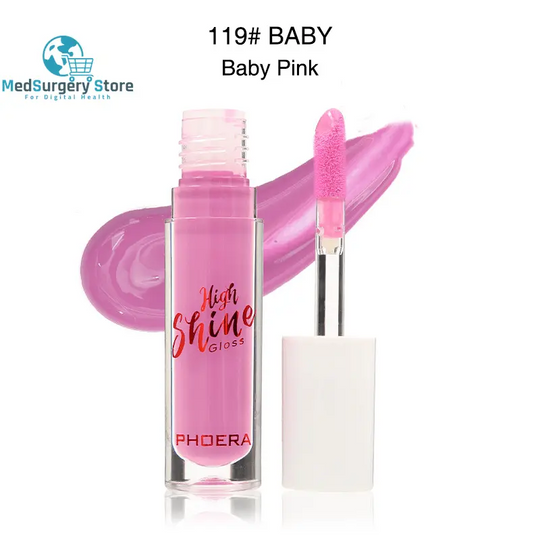 Crystal Lip Balm and Long-Lasting Moisturizing Lip Glaze - Solid Jelly Lipstick with Water Wave Mirror Finish for Enhanced Lip Care and Makeup
