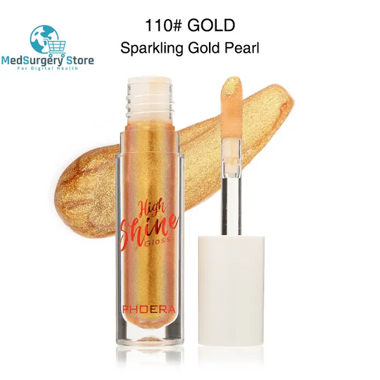 Crystal Lip Balm and Long-Lasting Moisturizing Lip Glaze - Solid Jelly Lipstick with Water Wave Mirror Finish for Enhanced Lip Care and Makeup