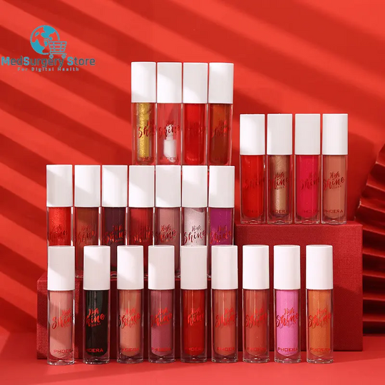Crystal Lip Balm and Long-Lasting Moisturizing Lip Glaze - Solid Jelly Lipstick with Water Wave Mirror Finish for Enhanced Lip Care and Makeup