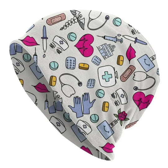 Gorro cálido de invierno Unisex para mujer, gorros tejidos, gorro de enfermera con patrón de enfermería a la moda, gorros para el cuidado de la salud al aire libre, gorros para hombresMedSurgery Store For Digital HealthMedSurgery Store For Digital Health1005008428298148 - 1 - Skullies Beanies Hat1Skullies Beanies HatGorro cálido de invierno Unisex para mujer, gorros tejidos, gorro de enfermera con patrón de enfermería a la moda, gorros para el cuidado de la salud al aire libre, gorros para hombr