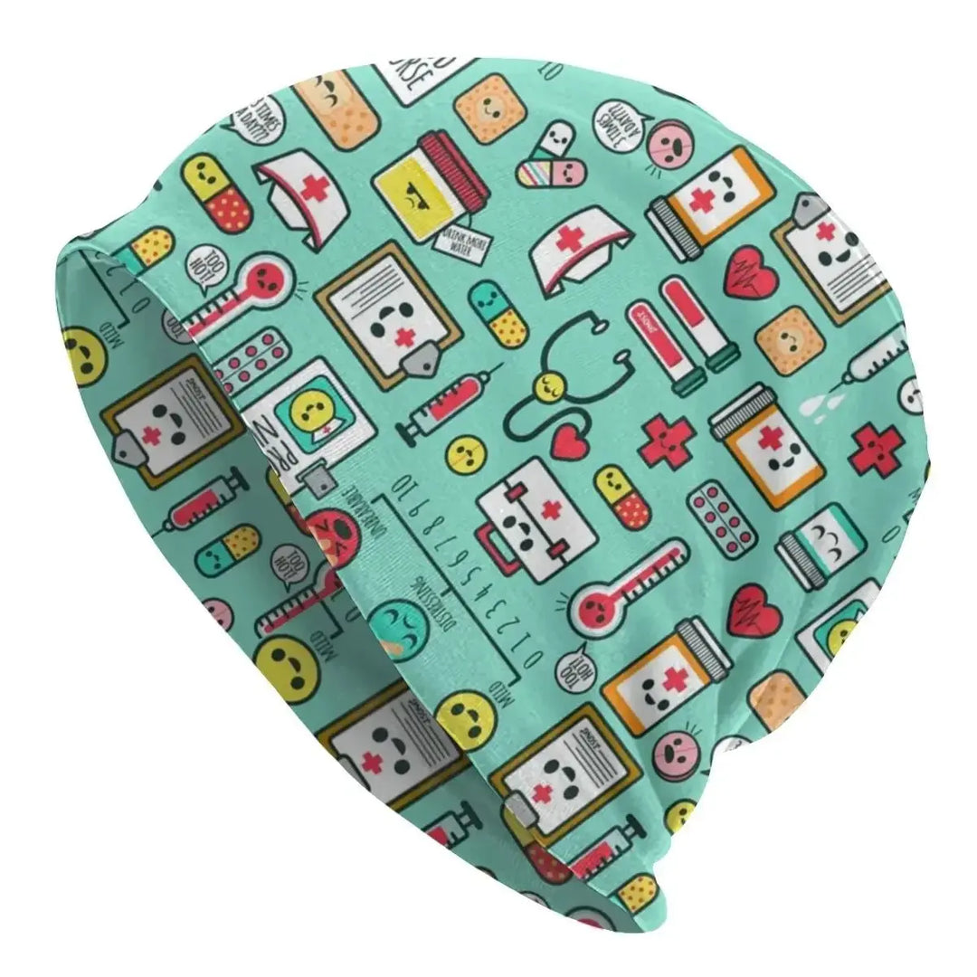 Gorro cálido de invierno Unisex para mujer, gorros tejidos, gorro de enfermera con patrón de enfermería a la moda, gorros para el cuidado de la salud al aire libre, gorros para hombresMedSurgery Store For Digital HealthMedSurgery Store For Digital Health1005008428298148 - 8 - Skullies Beanies Hat8Skullies Beanies HatGorro cálido de invierno Unisex para mujer, gorros tejidos, gorro de enfermera con patrón de enfermería a la moda, gorros para el cuidado de la salud al aire libre, gorros para hombr