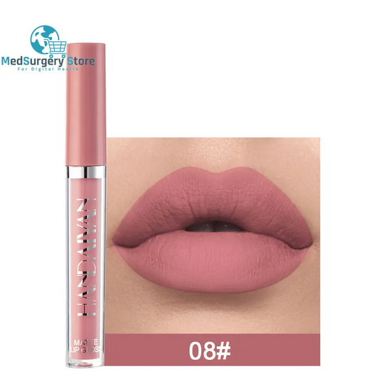 Handaiyan Matte Lip Glaze Liquid Lipstick Mini Tube Lip Gloss Waterproof Non Stick Cup Lip Gloss Genuine