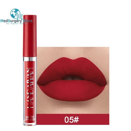 Handaiyan Matte Lip Glaze Liquid Lipstick Mini Tube Lip Gloss Waterproof Non Stick Cup Lip Gloss Genuine