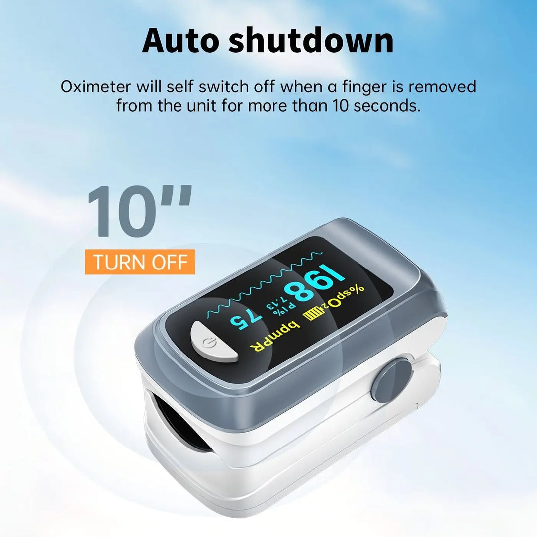 HEALTHTREE Pulse Oximeter Fingertip SpO2 Heart Rate Monitor - Blood Oxygen Saturation Monitor with LCD Display, Battery - Powered (AAA), Compact Design for Home, Travel & Aviation Use, Travel Health Tool, Modern Medical Device,dsers - fulfillment - serviceMedSurgery Store For Digital Health601099661772693 - BlackBlackHEALTHTREE Pulse Oximeter Fingertip SpO2 Heart Rate Monitor - Blood Oxygen Saturation Monitor with LCD Display, Battery - Powered (AAA), Compact Design for Home, Travel & Aviation U