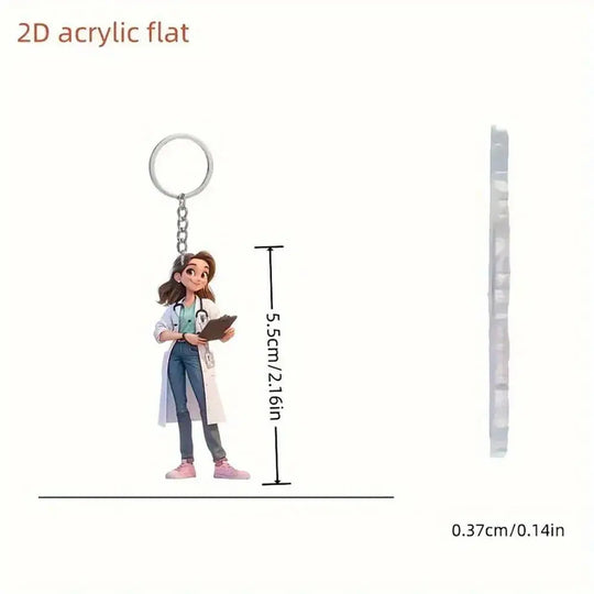 Llavero de acrílico con forma de trabajadores de la salud. Ideales para estudiantes de medicina o enfermeríaApparel & Accessoriesdsers - fulfillment - serviceMedSurgery Store For Digital Health1005008559091136 - Style 5 - CHINAStyle 5CHINALlavero de acrílico con forma de trabajadores de la salud. Ideales para estudiantes de medicina o enfermería