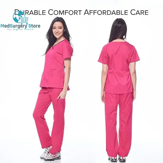 High Quality Surgical Uniform Woman Hospital Clinical Beauty Salon Spa Tops and Pants Medical Women Nursing Scrub Uniforms Sets