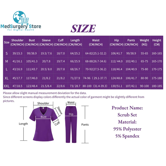 High Quality Surgical Uniform Woman Hospital Clinical Beauty Salon Spa Tops and Pants Medical Women Nursing Scrub Uniforms Sets