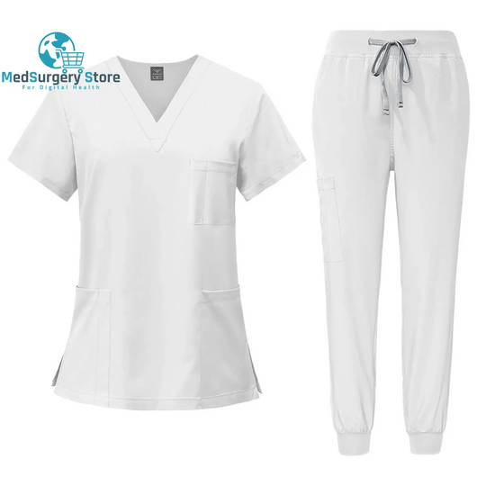 Surgical Uniforms Woman Nursing Enfermeria Sets Top Pant Articles Medical Uniform Scrubs Clinical Beauty Salon Hospital Suits
