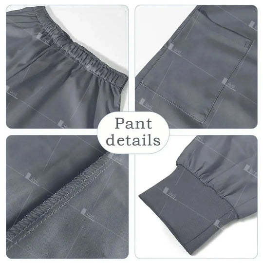 Uniforme Quirúrgico Premium HTTHDD – Scrubs Unisex Transpirables con Bolsillos.