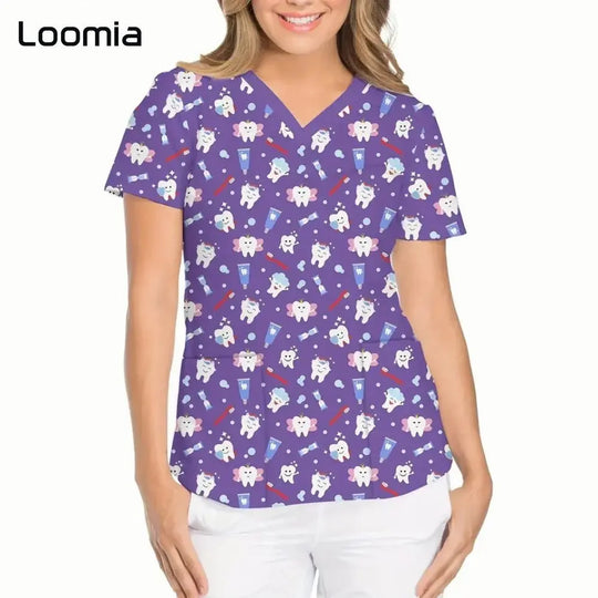 Uniformes quirúrgicos para odontología, cuello en V, uniformes de moda para mujerApparel & Accessoriesdsers - fulfillment - serviceMedSurgery Store For Digital Health1005009533233328 - S3DHS0723 - 4XLS3DHS07234XLUniformes quirúrgicos para odontología, cuello en V, uniformes de moda para mujer