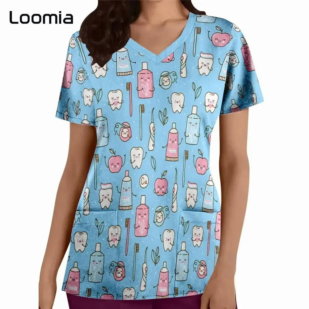 Uniformes quirúrgicos para odontología, cuello en V, uniformes de moda para mujerApparel & Accessoriesdsers - fulfillment - serviceMedSurgery Store For Digital Health1005009533233328 - S3DHS0731 - 4XLS3DHS07314XLUniformes quirúrgicos para odontología, cuello en V, uniformes de moda para mujer