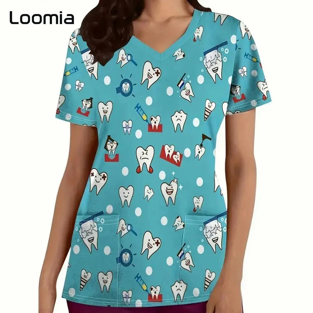 Uniformes quirúrgicos para odontología, cuello en V, uniformes de moda para mujerApparel & Accessoriesdsers - fulfillment - serviceMedSurgery Store For Digital Health1005009533233328 - S3DHS0728 - 4XLS3DHS07284XLUniformes quirúrgicos para odontología, cuello en V, uniformes de moda para mujer